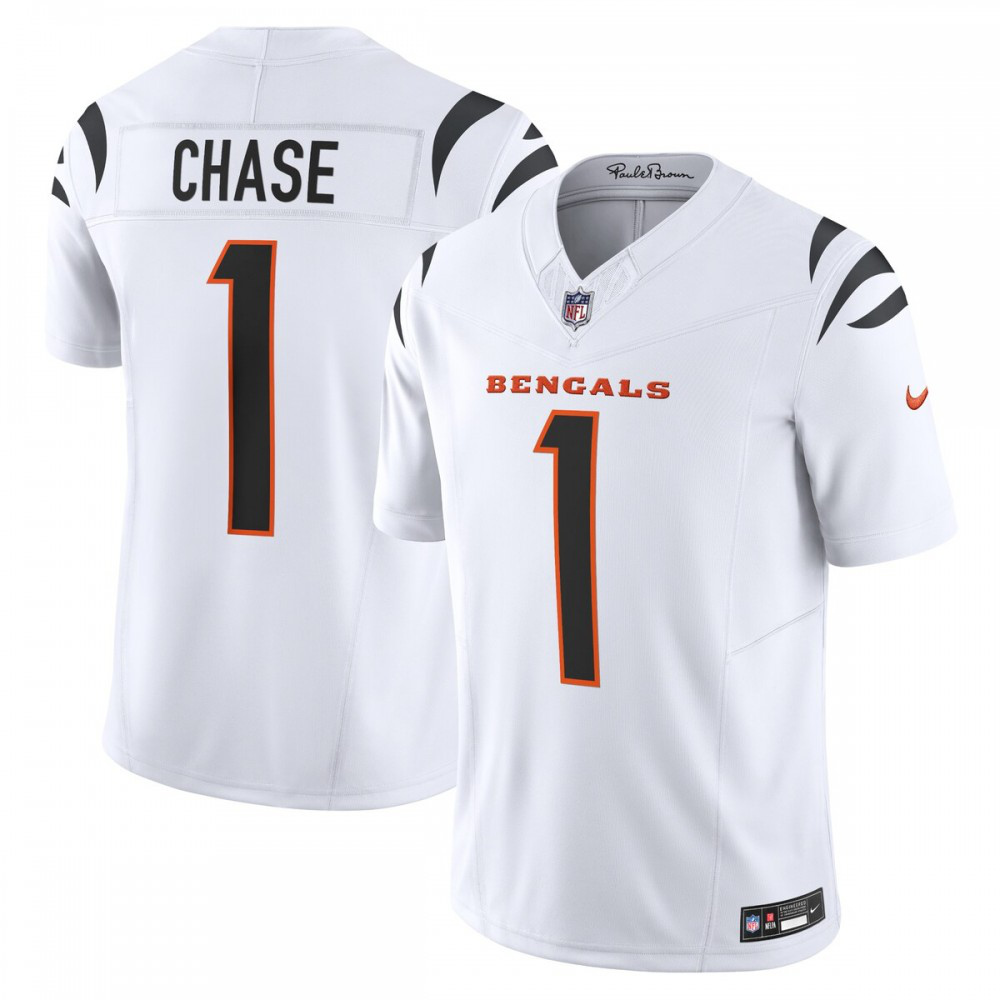 Ja'Marr Chase Cincinnati Bengals Nike Vapor F.U.S.E. Limited Jersey - White-Profan Arena
